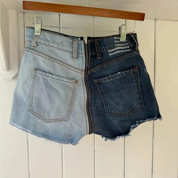REVICE DENIM Zip up Jean shorts - Picture 3 of 6